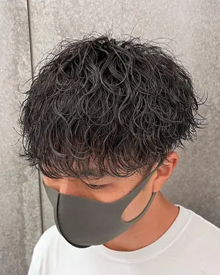 ショート パーマ メンズ 瀧野 翔吾【メンズ特化】のヘアスタイル