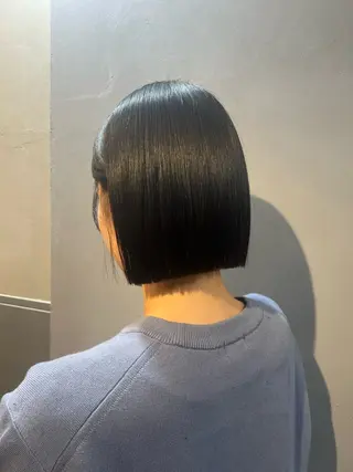 ショート カラー 神戸ボブ✂️ ioe三宮/田 伸佳のヘアスタイル