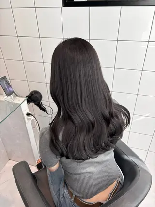 ロング カラー 髪質改善🩰透明感カ ラー🎀hinanoのヘアスタイル