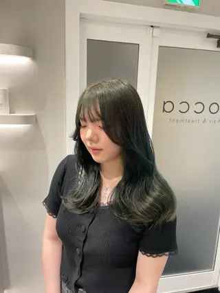 ロング カラー 🩰ニシムラヒカリ 半個室salon♡*のヘアスタイル