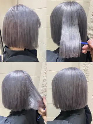 ミディアム カラー ササ キのヘアスタイル