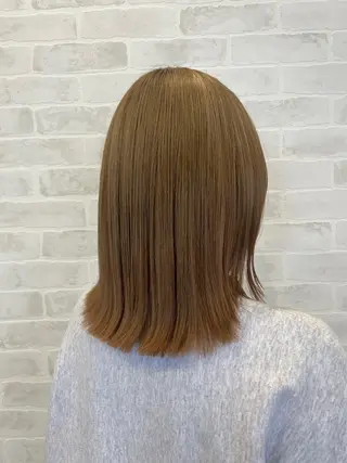 ミディアム カラー 村上 美波のヘアスタイル