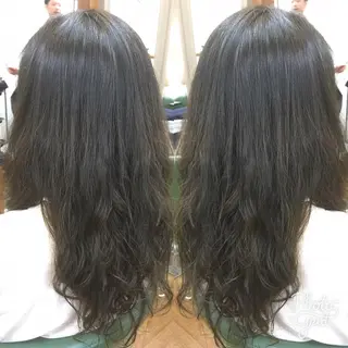 ロング カラー パーマ ヘアアレンジ メンズ キッズ ネイル マツエク・マツパ SHIORI💜口コ ミNo.1艶カラーのヘアスタイル