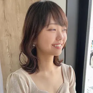 ミディアム 衣笠 雅俊のヘアスタイル