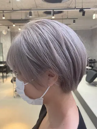 ショート カラー Cecil hair なんば店のヘアスタイル
