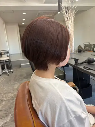 ショート nico麻生　長谷川 裕月のヘアスタイル