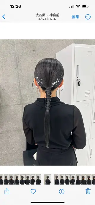 ロング ヘアアレンジ 卒業式お呼ばれ🕊️ ヘアセット✴︎ミキのヘアスタイル