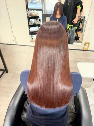 ロング カラー ブリーチ/髪質改善/ メンズ/ KOKIのヘアスタイル