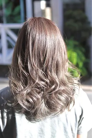 セミロング カラー ヘアアレンジ 川内 政人のヘアスタイル