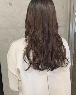 ロング パーマ ボブパーマコテ巻き風 パーマNo1深江秀平のヘアスタイル