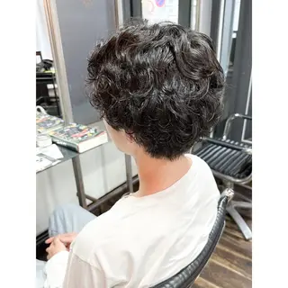 メンズ 早稲田/メンズパーマ /カラー/松井聖虎のヘアスタイル