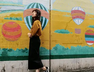 セミロング カラー パーマ 徳永 博志のヘアスタイル