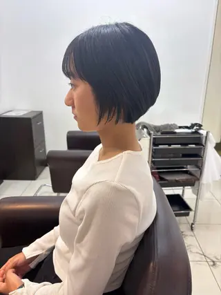 ショート ブリーチ透明感カラー /レイヤー👗しずかのヘアスタイル