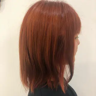 ミディアム カラー リリー /Men's/パーマのヘアスタイル
