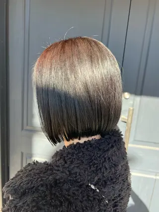 ミディアム cyan Amiのヘアスタイル