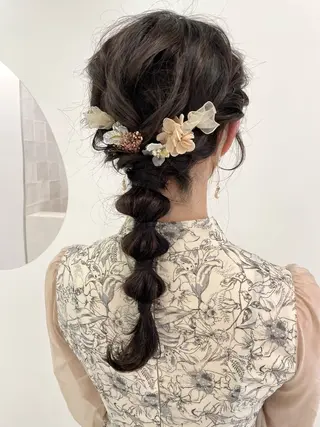 ロング 遠藤 眞実のヘアスタイル