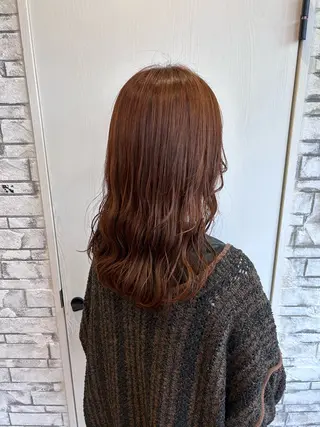 セミロング カラー 廣瀬 美月のヘアスタイル