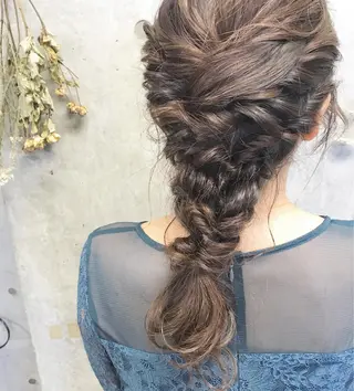 ロング カラー ヘアアレンジ Satsuki ✂︎♡のヘアスタイル