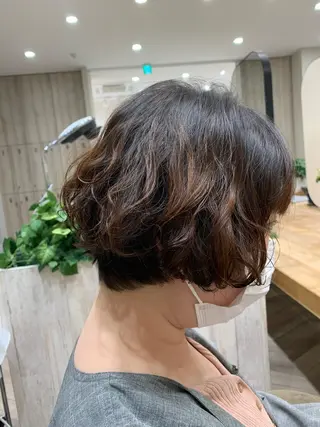 ショート パーマ 松村 知香のヘアスタイル