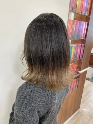 カラー SALOWIN栄 高須大貴のヘアスタイル