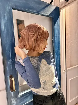 ミディアム カラー 今泉/kai🐇ボブ 似合わせカットのヘアスタイル