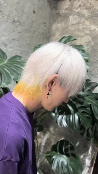 ショート カラー メンズ ハイトーン特化🌟 カワシマシュンスケのヘアスタイル