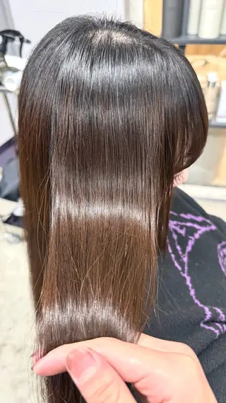 ロング 髪質改善縮毛矯正 ／💎shu💎のヘアスタイル