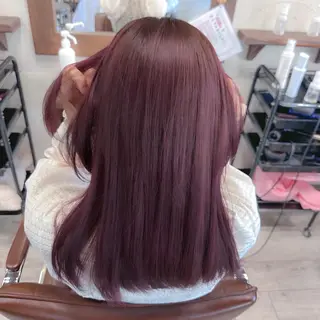 セミロング カラー レイヤー/高橋 みく /池下/千種のヘアスタイル