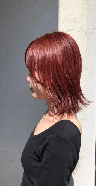 ミディアム 菊池 幹のヘアスタイル