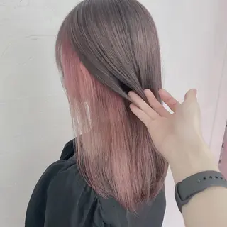 ロング カラー 𓏸レイヤー髪質改善 透けカラーカノン🫧のヘアスタイル