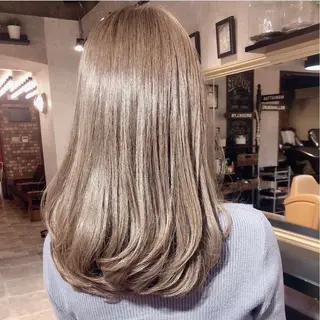 ロング レイヤー/美髪矯正 /赤味消し 古舘悠登のヘアスタイル