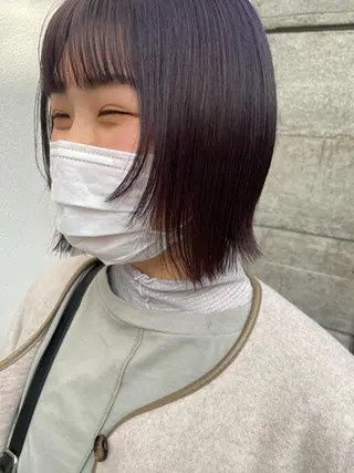 ショート カラー ヘアアレンジ satsuki 暖色・ブラウンカラーのヘアスタイル