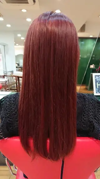 ロング カラー 原 萌香のヘアスタイル