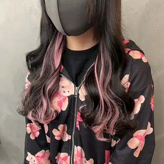 ロング ❤️‍🔥シールエク ＋カラー京❤️‍🔥のヘアスタイル