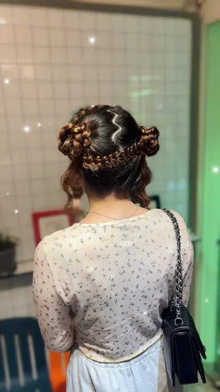 ロング さくら 🌸エクステのヘアスタイル