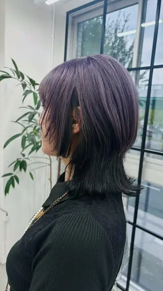 ミディアム カラー 🐶ひかる🐶 JILLSTUDIOのヘアスタイル