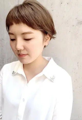 ショート キノシタ マユのヘアスタイル