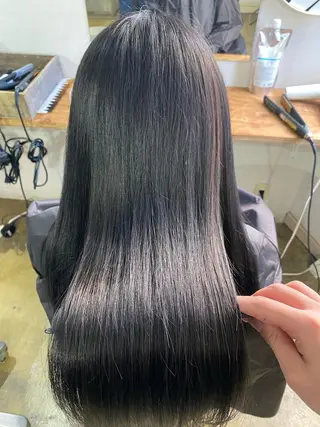 ロング カラー 和歌山髪質改善 那須優太のヘアスタイル