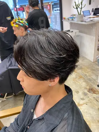 パーマ メンズ 🌴パーマオタク🌴 長谷川 諒佑🌈のヘアスタイル