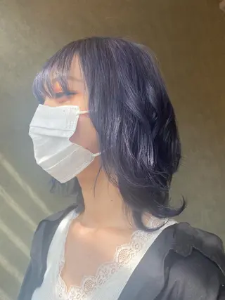 ミディアム 立野 希沙のヘアスタイル