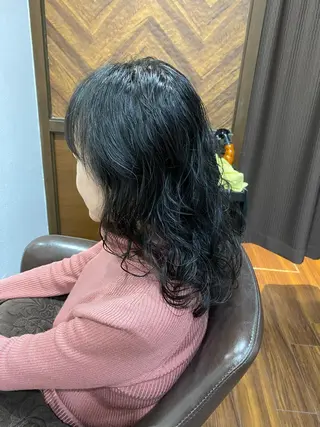 ミディアム パーマ ☘️お悩み解決☘️ 岡部恒輝のヘアスタイル