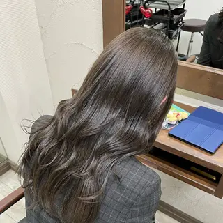 ロング SHUN/韓国/ レイヤー/透明感🖤のヘアスタイル