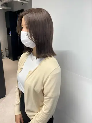 ミディアム カラー マンツーマン半個室 tamuraのヘアスタイル
