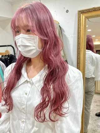 ロング カラー カラーが上手い 辻悠月のヘアスタイル