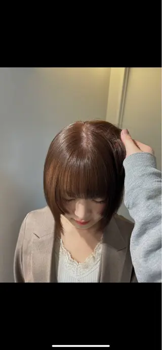 カラー 中澤 眸乃のヘアスタイル
