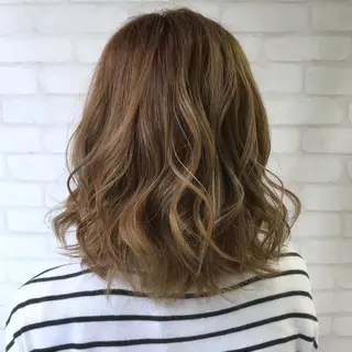 ミディアム カラー hair・do ✂︎　原口 侑大のヘアスタイル
