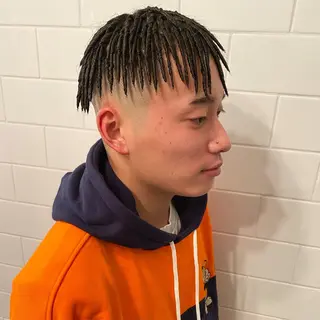 ショート カラー パーマ ヘアアレンジ メンズ キッズ ネイル マツエク・マツパ 中元 淳のヘアスタイル