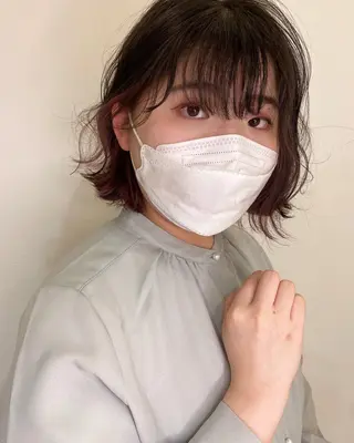 ミディアム カラー 駅チカ【ali'i】 アリイ花崎友美☘のヘアスタイル