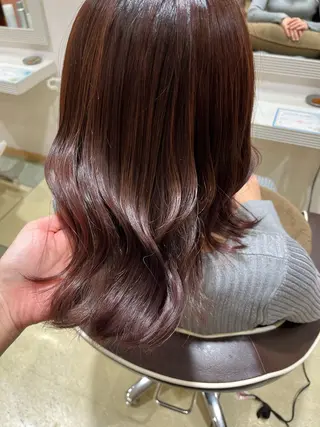 ミディアム ☁️彦坂唯有/ 透明感カラー☁️のヘアスタイル