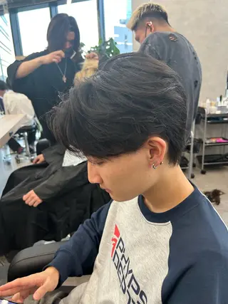 ショート パーマ メンズ 🐺森 雄飛/メンズ 韓国ヘアのヘアスタイル